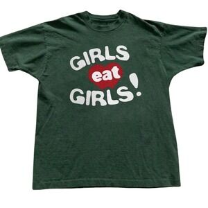 Green Gildan Girls Eat Girls! LGBTQ Style Cotton Tee #unisex #gildan